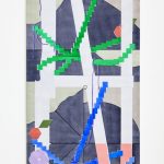 3. Gergo Szinyova - Untitled (Svatopluk's Sweater), acrylic on canvas, 200 x 100 cm, 2019_ thumbnail