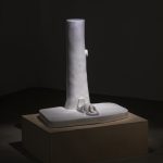 009_kitti_gosztola_flashforward–hermes_fastening_his_sandal_2019_plaster_plywood_90x100x70cm thumbnail