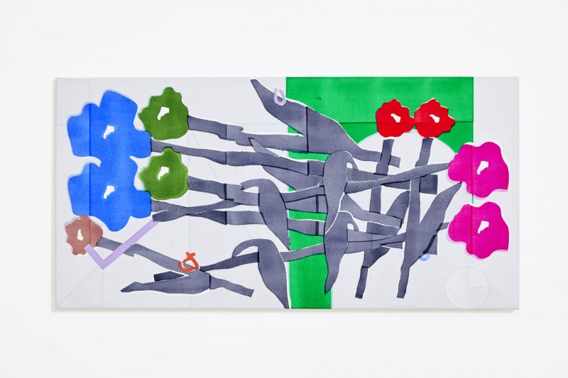 2. Gergo Szinyova - Untitled (Still), acrylic on canvas, 50 x 100 cm, 2019